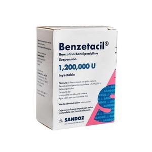 Benzetacil 1.200.000 Via intramuscular